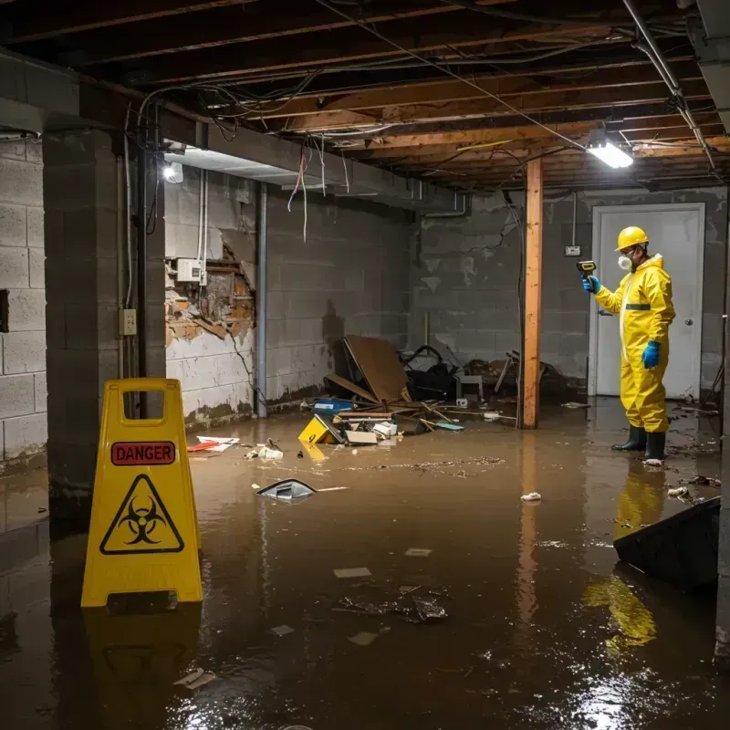 Flooded Basement Electrical Hazard in Kiowa County, CO Property